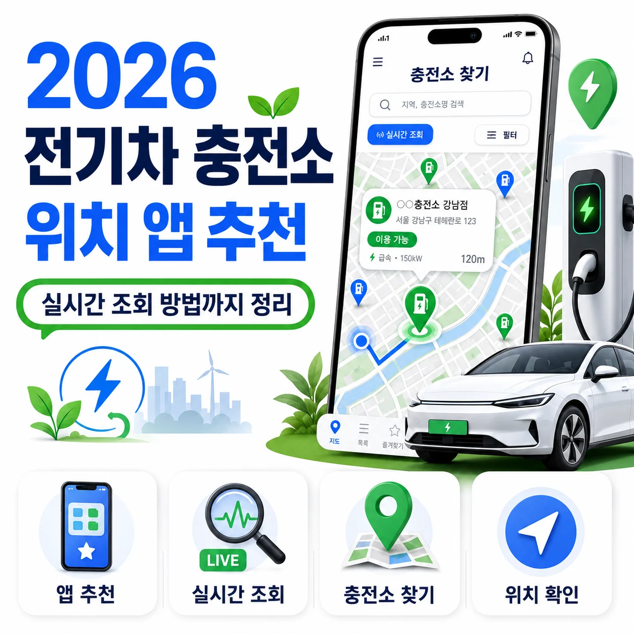 전기차 충전소 위치 앱 추천 2026년 기준, 실시간 조회 방법까지 정리