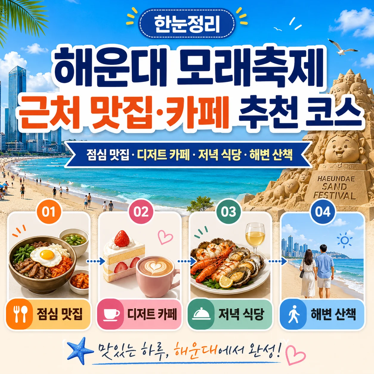 2026 해운대 모래축제 근처 맛집·카페 추천 코스